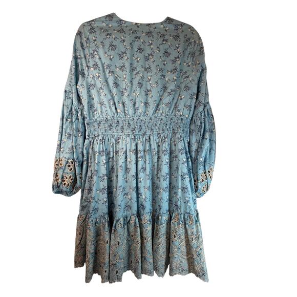 A Collective Story Blue Floral Dress - Size XL - Picture 4 of 11